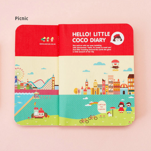 Picnic - 2016 Hello little coco monthly dated diary