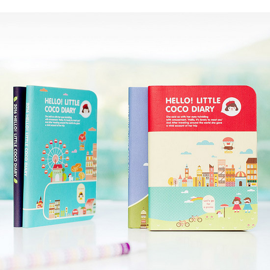 2016 Hello little coco monthly dated diary