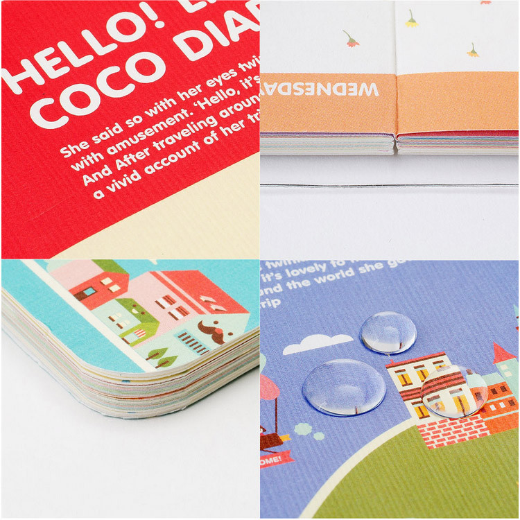 Detail of 2016 Hello little coco monthly dated diary