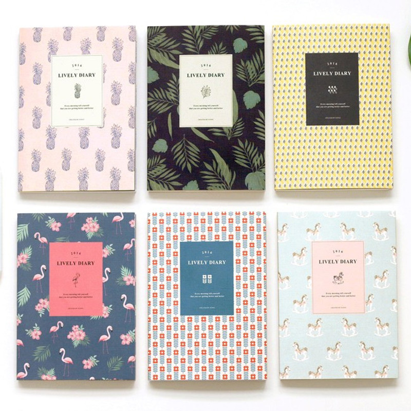 2016 Iconic Lively pattern dated diary 2016 Iconic Lively pattern dated diary