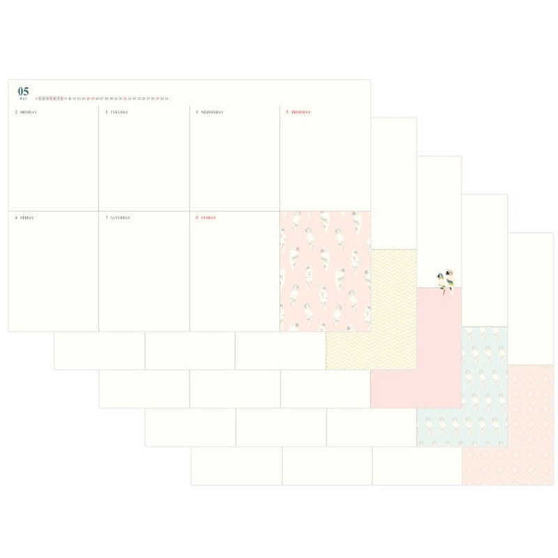 Weekly plan - 2016 Iconic Lively pattern dated diary Weekly plan - 2016 Iconic Lively pattern dated diary