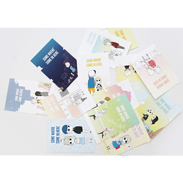Want Some where some in here cartoon postcard set