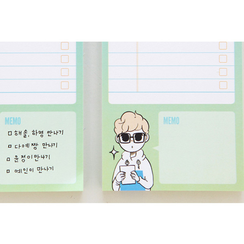 Detail of Some where some in here cartoon checklist memo Detail of Some where some in here cartoon checklist memo