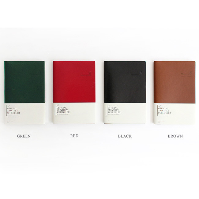 Colors of 2016 The basic official dated monthly small scheduler 