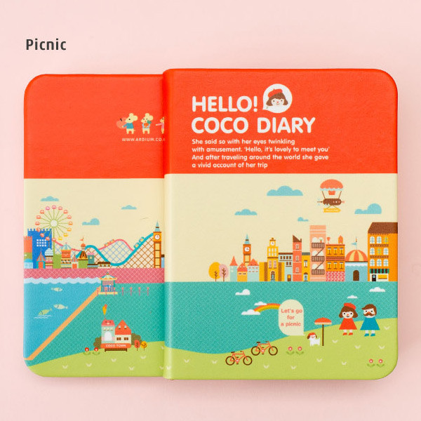 Picnic - 2016 Hello coco weekly dated diary