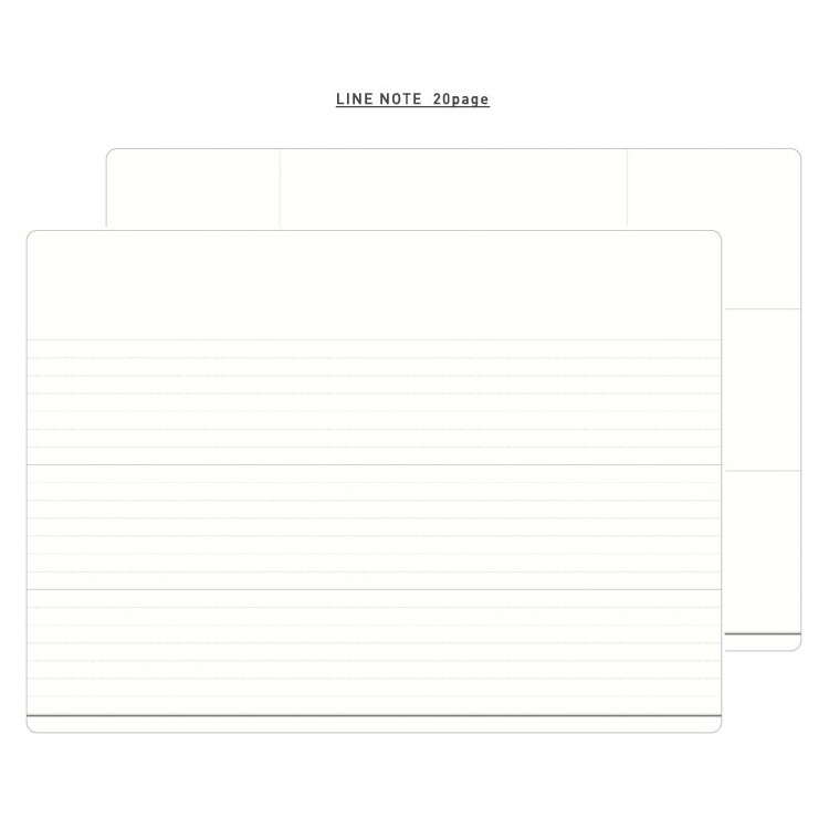 Line note - 2016 Mellow illustration dated diary