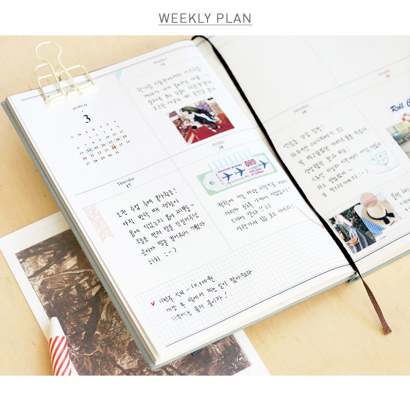 Weekly plan Weekly plan