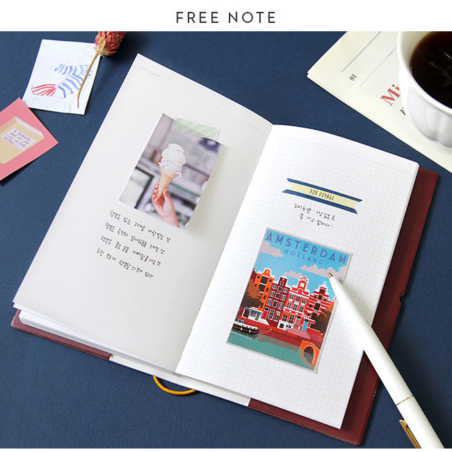Free note - 2016 My daily life dated small diary