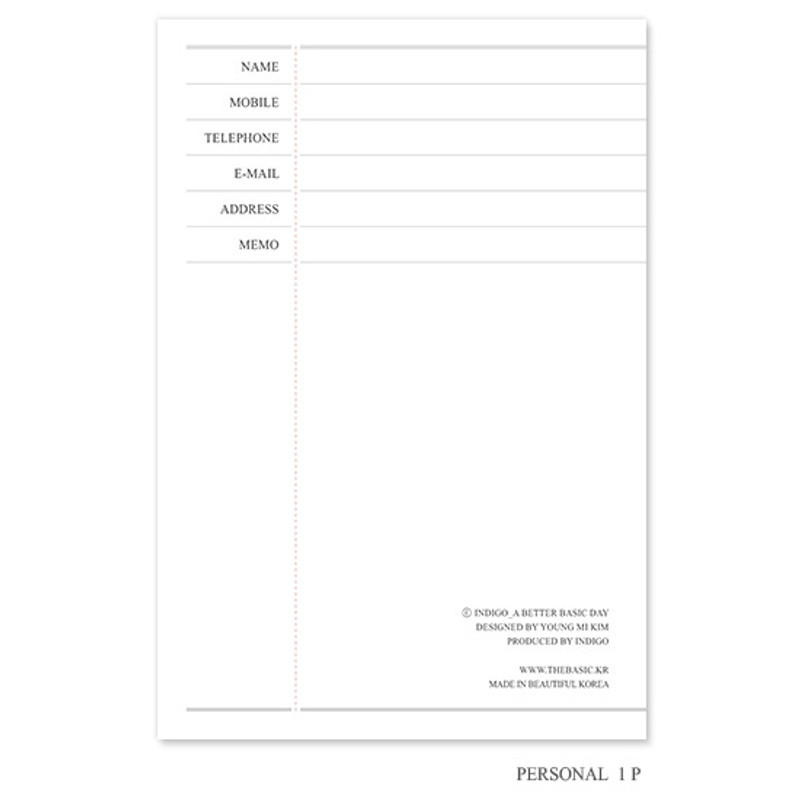 Personal - 2016 The basic pocket undated diary Personal - 2016 The basic pocket undated diary