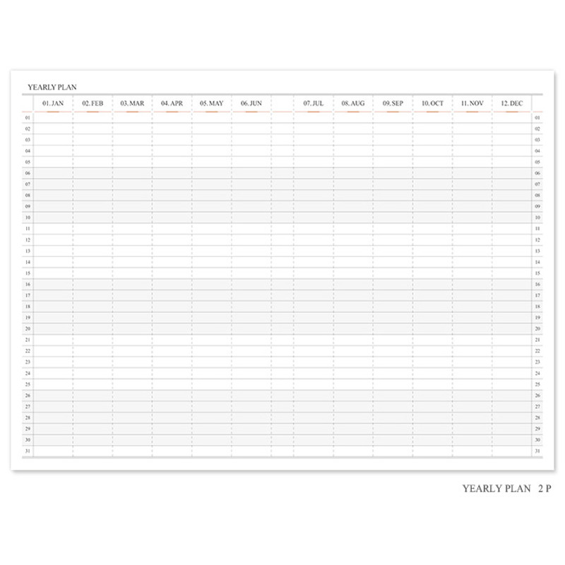 Yearly plan - 2016 The basic pocket undated diary Yearly plan - 2016 The basic pocket undated diary