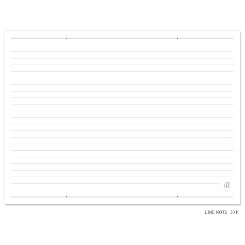 Line note - 2016 The basic pocket undated diary Line note - 2016 The basic pocket undated diary