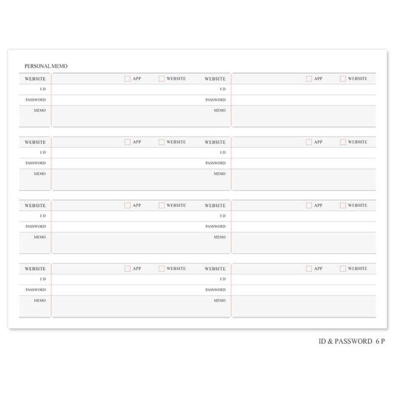 ID & Password - 2016 The basic pocket undated diary ID & Password - 2016 The basic pocket undated diary