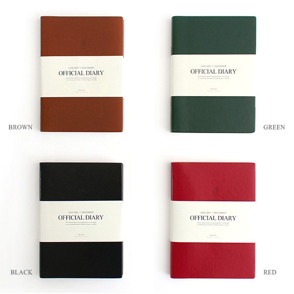 Colors of 2016 The basic official undated diary