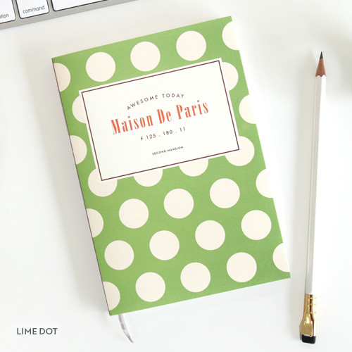 Lime dot - 2016 Maison de paris undated diary