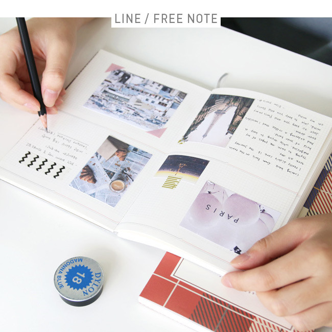 Line / Free note - 2016 Maison de paris undated diary