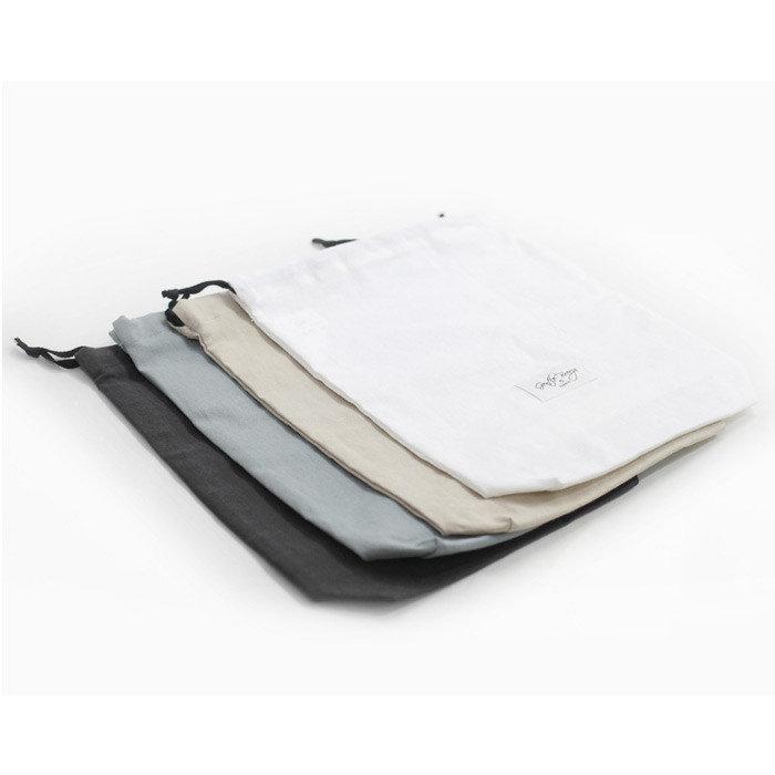 Natural and Pure fabric gentle drawstring pouch