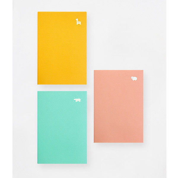 Yellow, Mint, Light pink