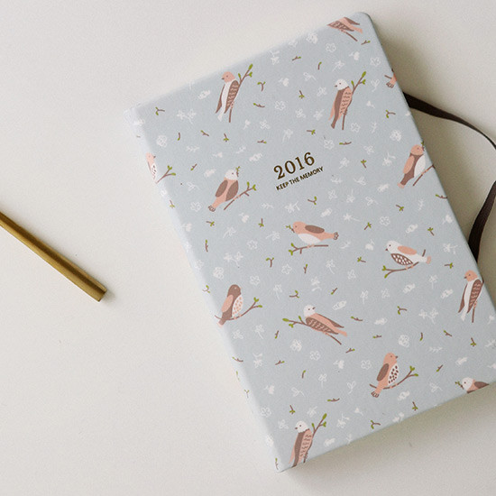 2016 Keep the memory undated daily diary