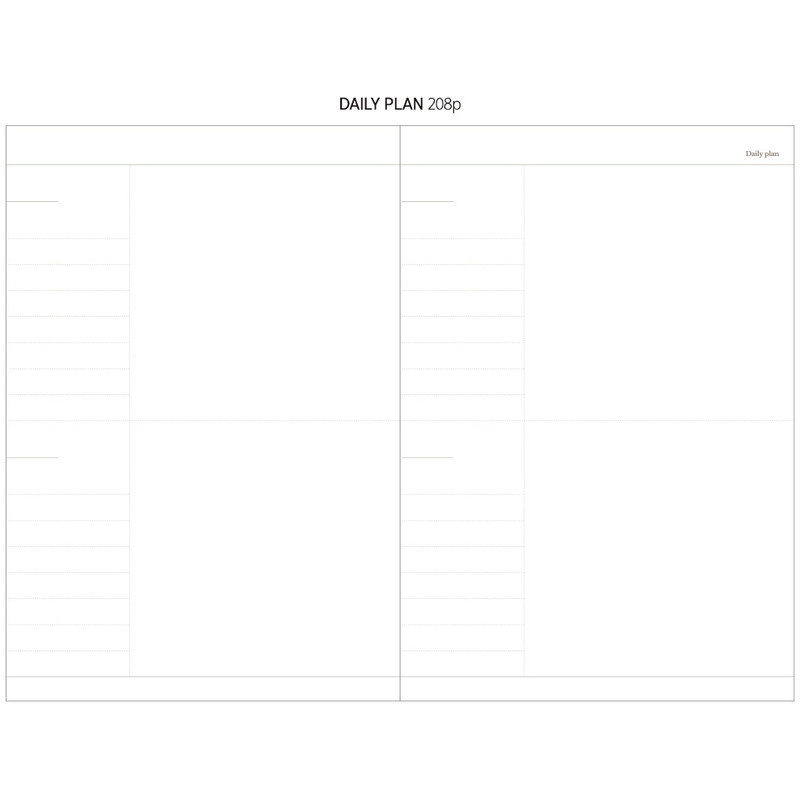 Daily plan - 2016 Keep the memory undated daily diary