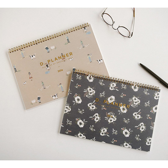 2016 Wirebound D dated monthly planner