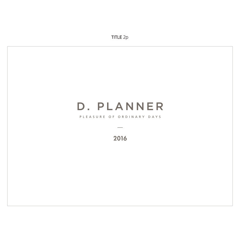 Title - 2016 Wirebound D dated monthly planner
