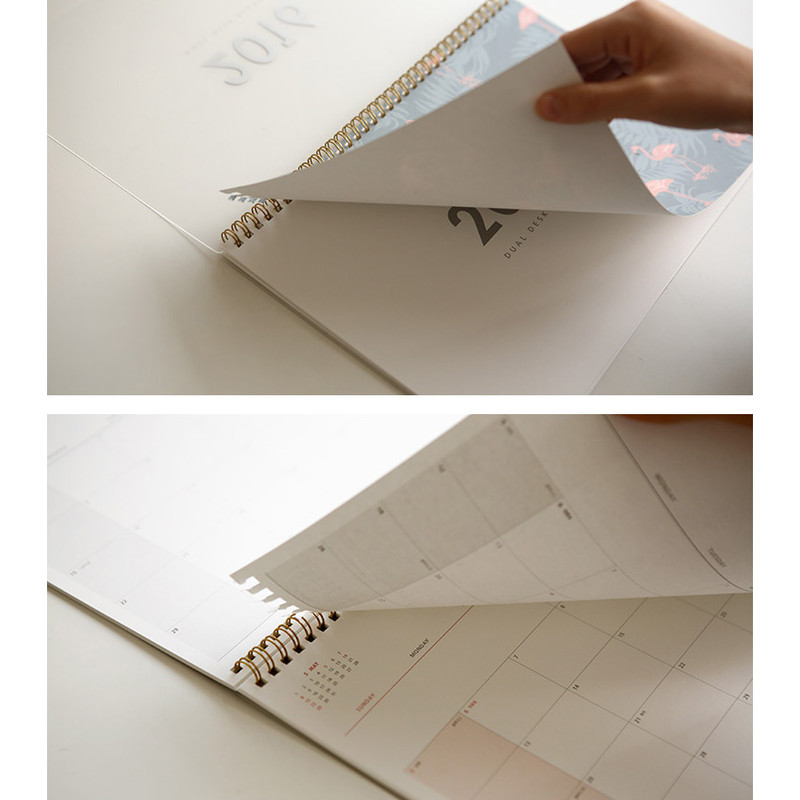 2016 Pattern wirebound dated dual monthly planner  2016 Pattern wirebound dated dual monthly planner