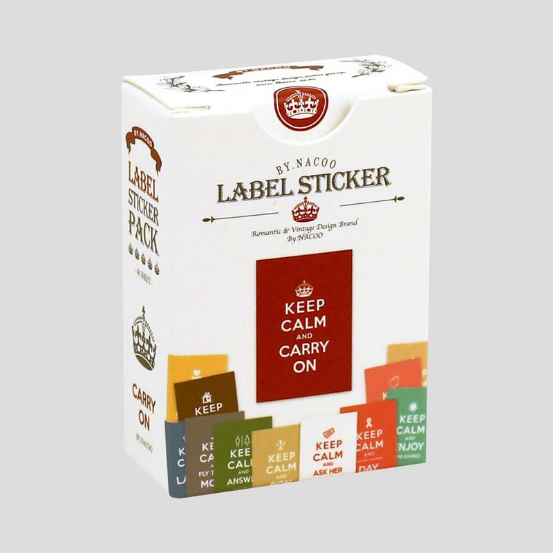 Nacoo Carry On Label Sticker Pack