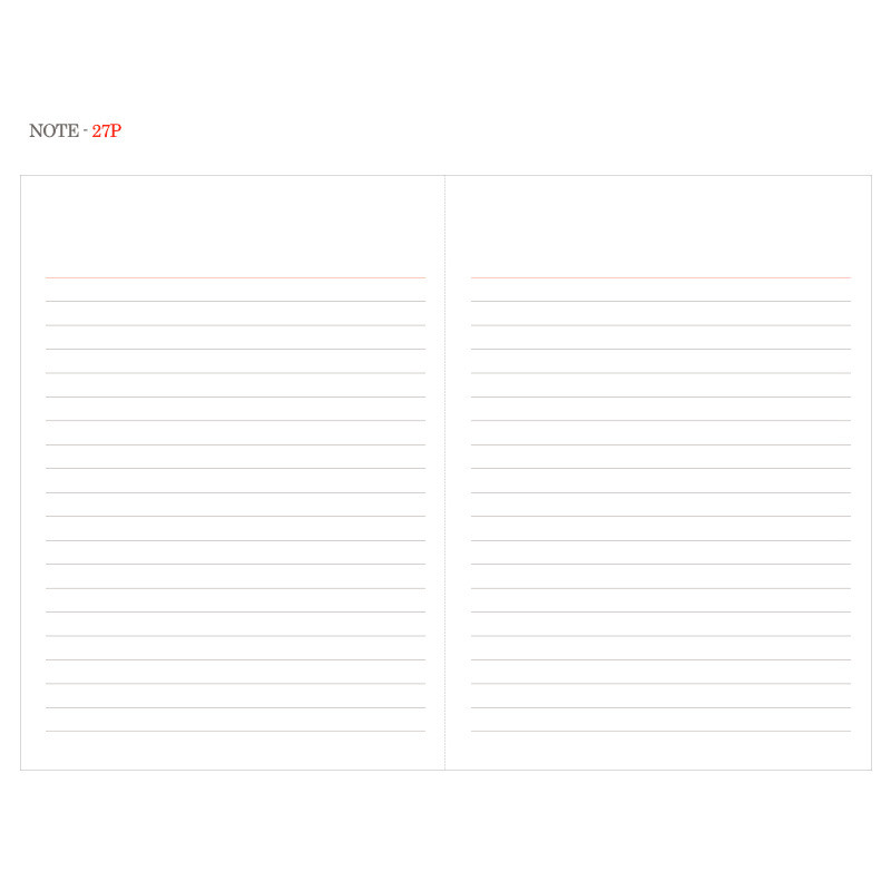 Note - 2016 Object 365 dated daily diary