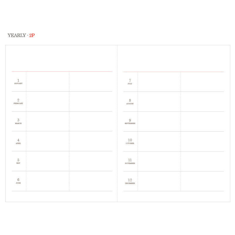 Yearly - 2016 Object dated weekly diary