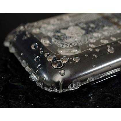 Water resistant aquaskin phone dome for iphone 4/4s
