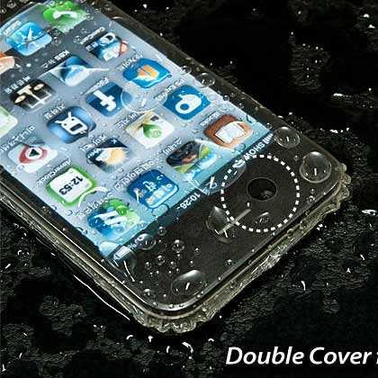 Water resistant aquaskin phone dome for iphone 4/4s
