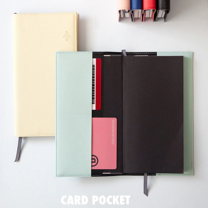 Card pocket - 2016 Mr.Babba undated handy diary