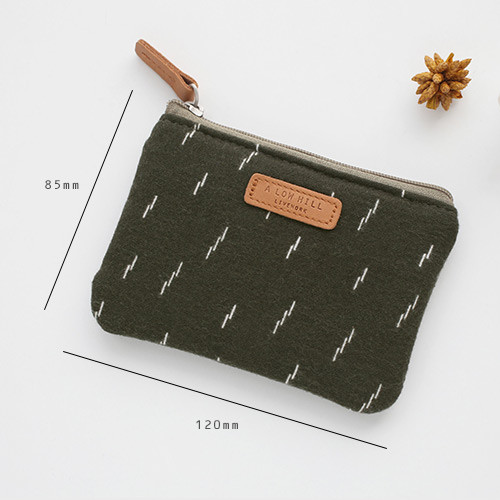 Size of A low hill basic winter square coin case wallet