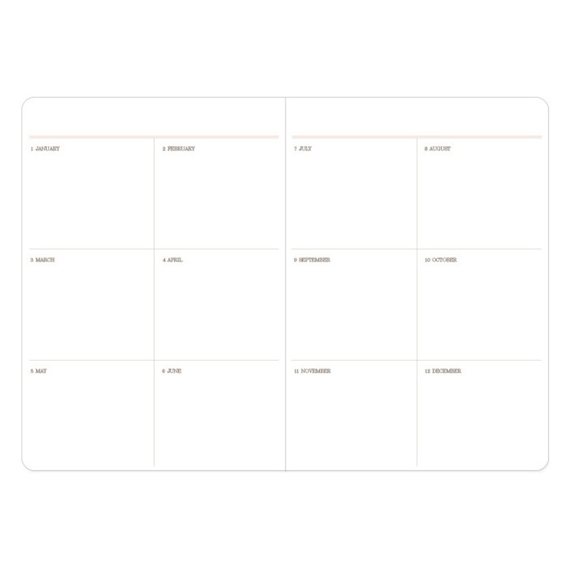 Yearly plan - 2016 moment large dated diary Yearly plan - 2016 moment large dated diary