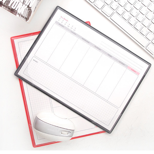 Desk memo note weekly planner