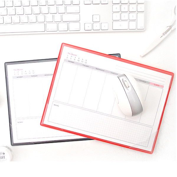 Desk memo note weekly planner