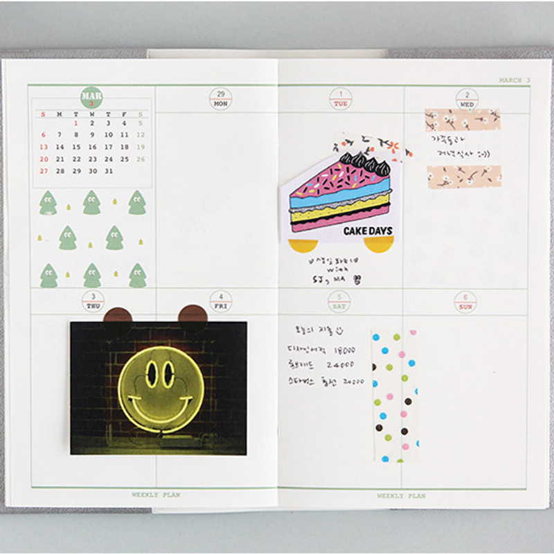 Weekly plan - 2016 Som Som dated diary