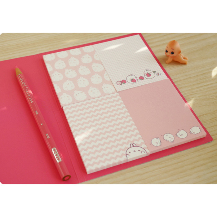 Strawberry - Molang cute pattern sticky note