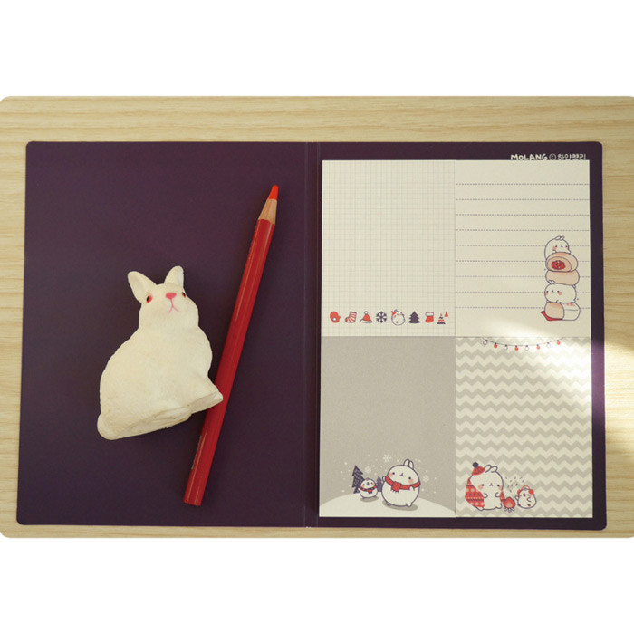 Winter - Molang cute pattern sticky note