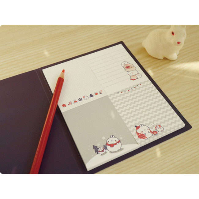 Winter - Molang cute pattern sticky note