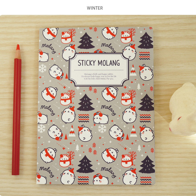 Winter - Molang cute pattern sticky note