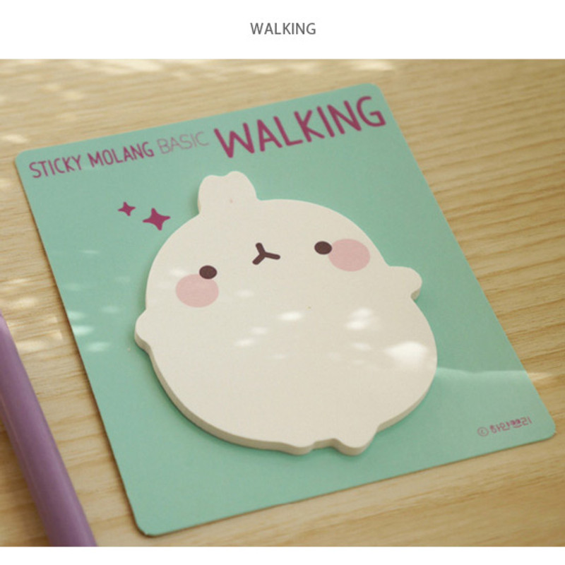 Walking - Molang basic cute sticky note