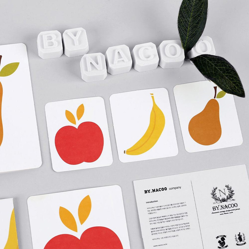 Composition - Nacoo Fruits Illustration Card Set Composition - Nacoo Fruits Illustration Card Set