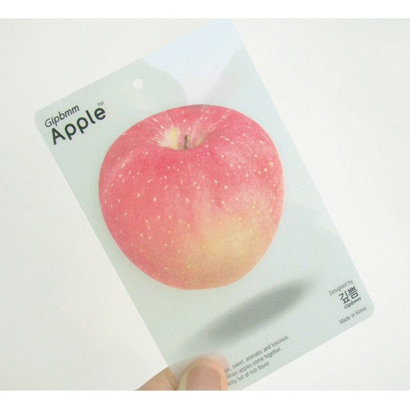 Apple red sticky memo notes 20 sheets Apple red sticky memo notes 20 sheets
