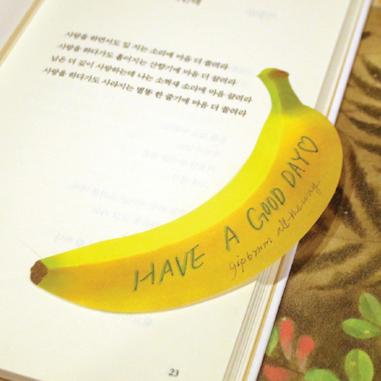 Banana sticky memo notes 20 sheets