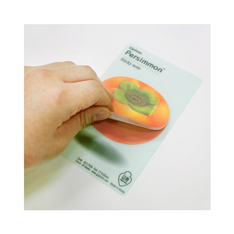 Persimmon sticky memo notes Persimmon sticky memo notes