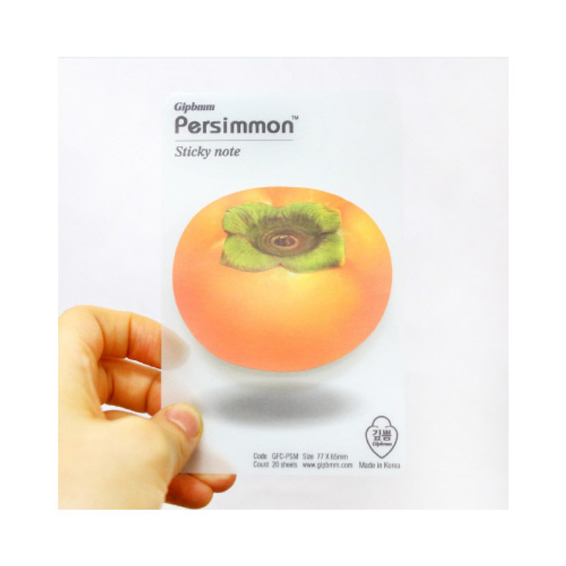 Persimmon sticky memo notes Persimmon sticky memo notes