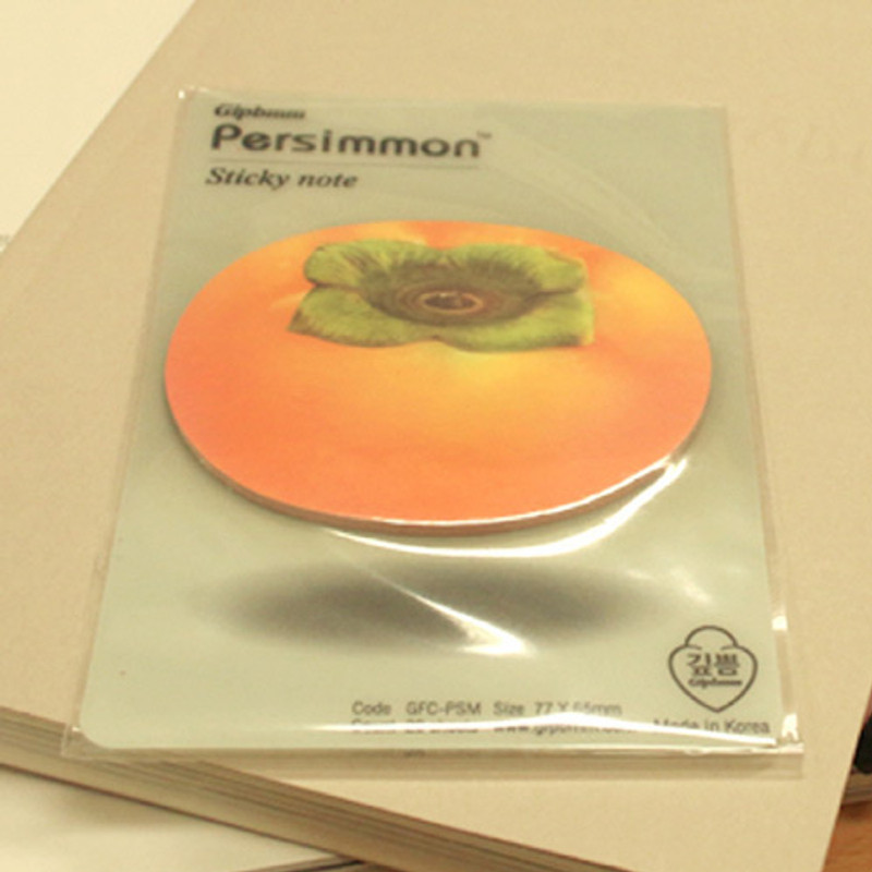 Persimmon sticky memo notes Persimmon sticky memo notes
