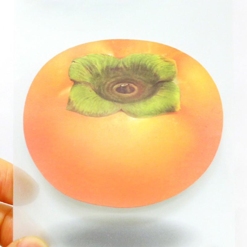 Persimmon sticky memo notes Persimmon sticky memo notes