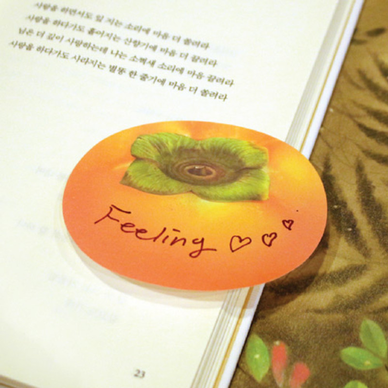 Persimmon sticky memo notes Persimmon sticky memo notes